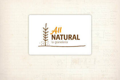 logotipo All Natural. La granelería. Tienda de alimentación
