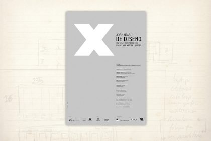 Imagen gráfica. Jornadas de Diseño. Escuela de arte. ESDIR