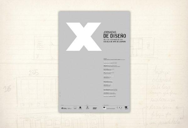 Imagen gráfica. Jornadas de Diseño. Escuela de arte. ESDIR