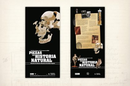 Imagen gráfica. Exposición Piezas con Historia Natural. Fundación Caja Rioja
