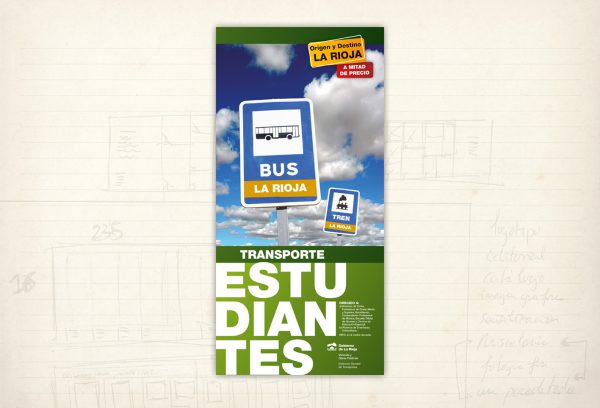 Imagen gráfica. Transporte estudiantes. Gobierno de La Rioja