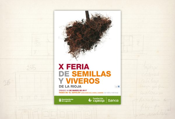 Imagen gráfica. Feria de Semillas y viveros. Fundación Caja Rioja