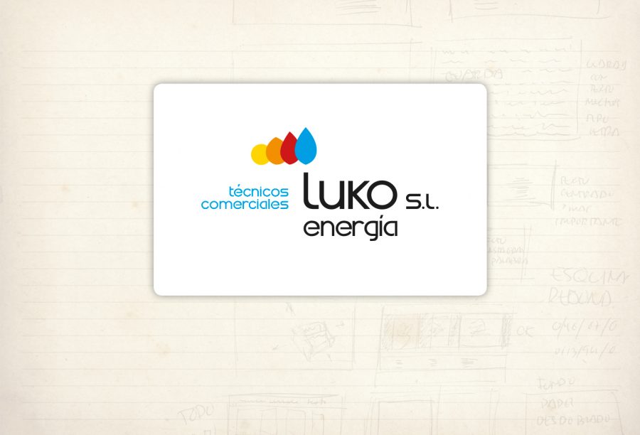 Logotipo. Luko energía. Soporte comercial en materia de energía