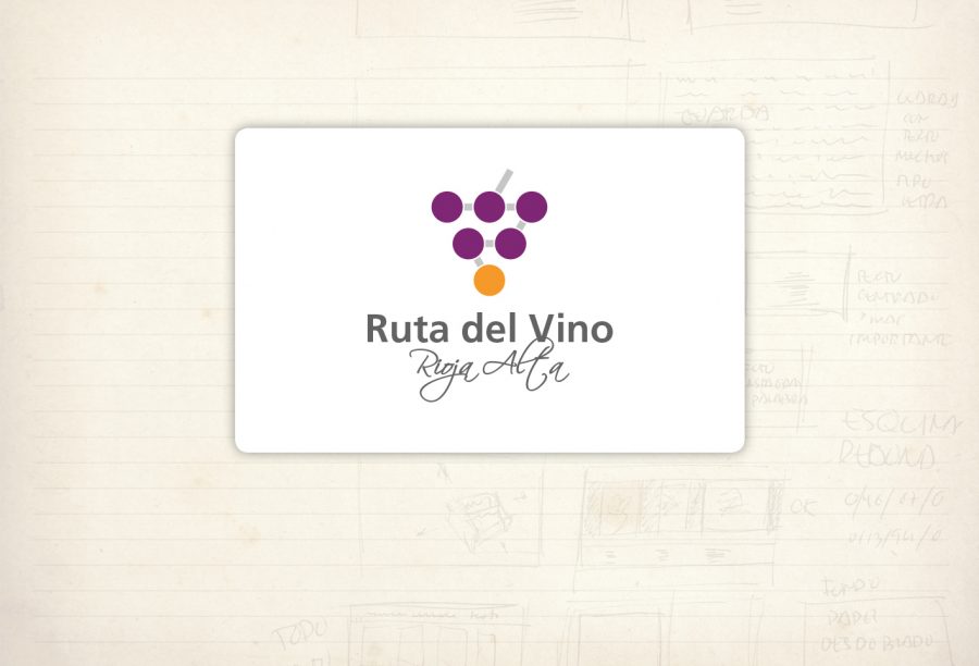 Logotipo. Ruta del Vino. Mancomunidades Rioja Alta. Itinerarios y recorridos enoturísticos