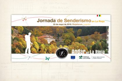 Folleto. Exposición. Andar por La Rioja. Gobierno de La Rioja