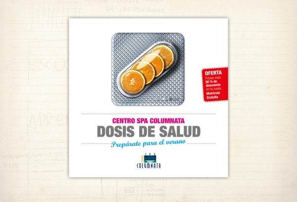 Folleto promocional. Centro Spa Columnata