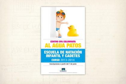 Cartel promocional. Imagen Gráfica. Centro Spa Columnata