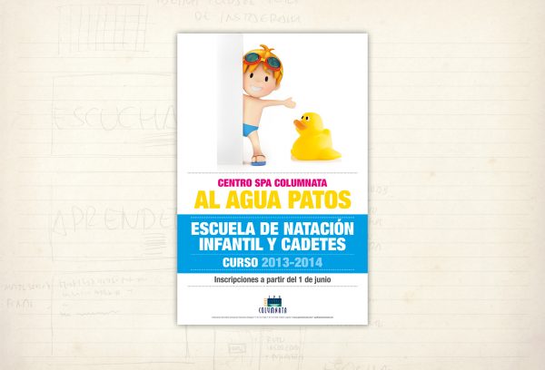 Cartel promocional. Imagen Gráfica. Centro Spa Columnata