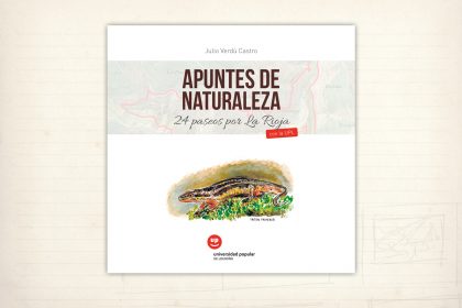 catálogos y editorial. Apuntes de naturaleza. 24 paseos por La Rioja con la UPL.