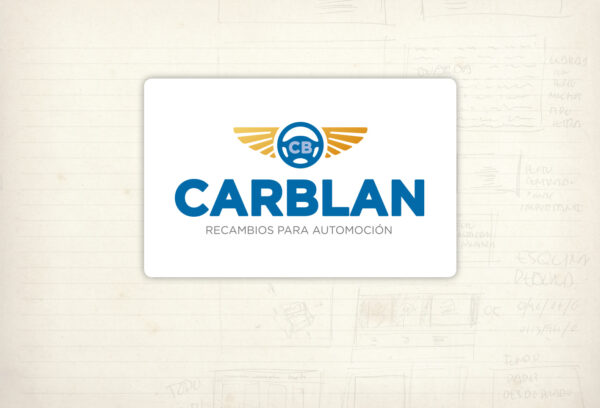 logotipo Carblan. Recambios para automoción