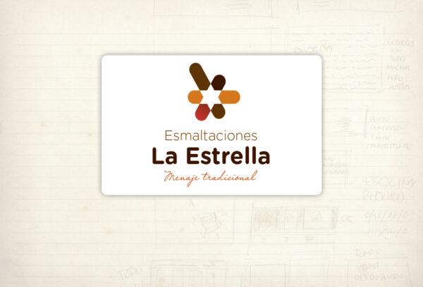 logotipo Esmaltaciones la Estrella. Menaje tradicional. Fabricación de cazuelas