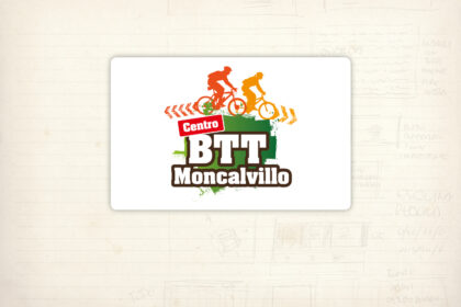 logotipo Centro BTT Moncalvillo. Bicicleta de montaña. La Rioja