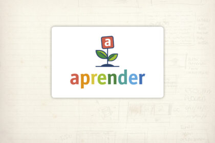logotipo aprender. Fundación Caja Rioja. Programa cultural